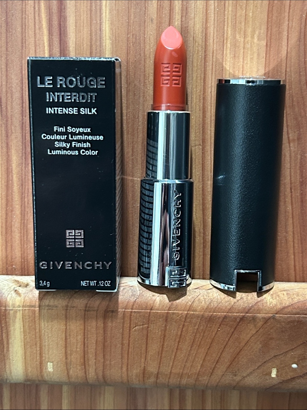 Givenchy Le Rouge Interdit Intense Silk Lipstick — Warm Terracotta Brown 332